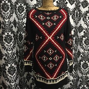 RALPH Lauren Multi Colored Sweater Dress Size Small